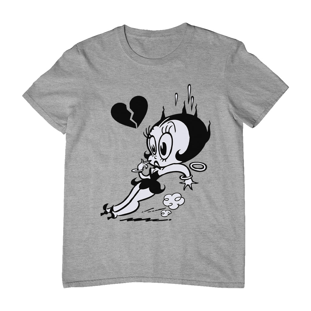 Betty Boop Heart Broken Skid Men's T-Shirt