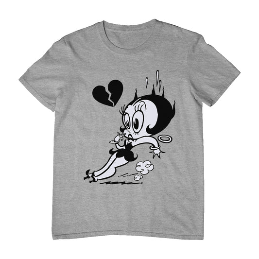 Betty Boop Heart Broken Skid Men's T-Shirt