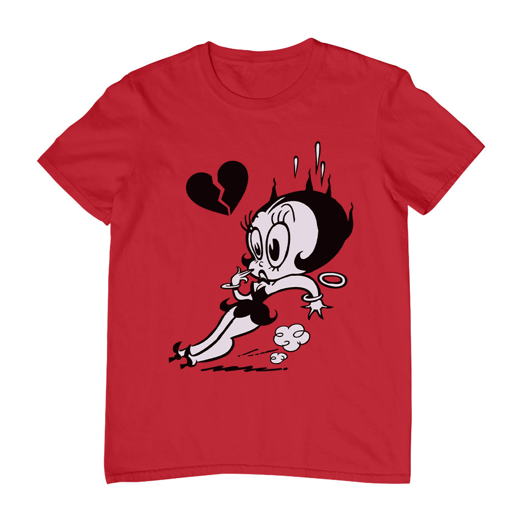 Betty Boop Heart Broken Skid Men's T-Shirt