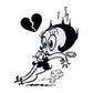 Betty Boop Heart Broken Skid Men's Sweatshirt