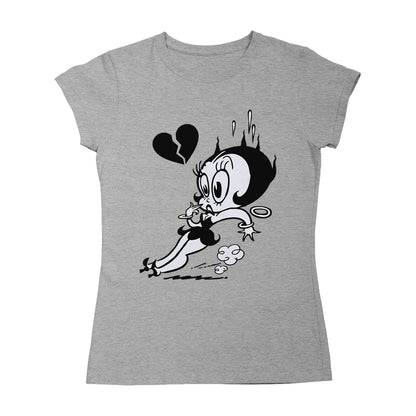 Betty Boop Heart Broken Skid Women's T-Shirt