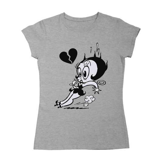 Betty Boop Heart Broken Skid Women's T-Shirt