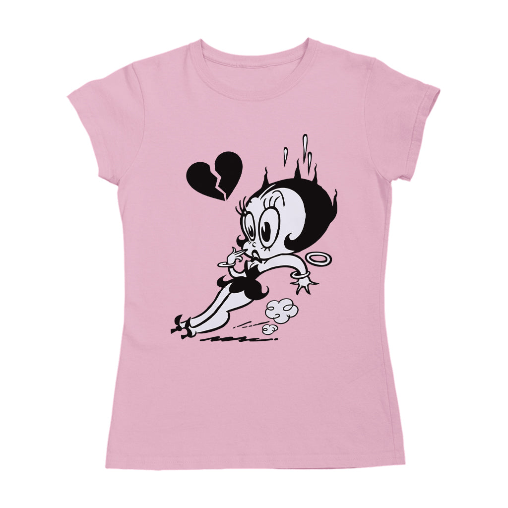 Betty Boop Heart Broken Skid Women's T-Shirt