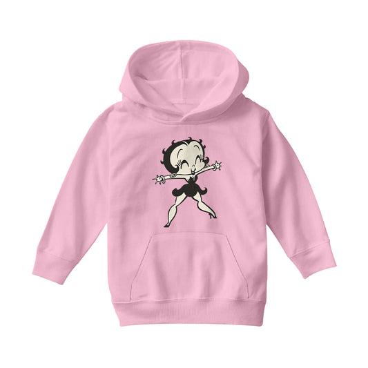 Betty Boop Standing Starfish Kids Hooded Sweatshirt