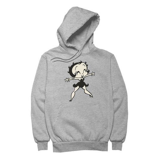 Betty Boop Standing Starfish Women's Hooded Sweatshirt