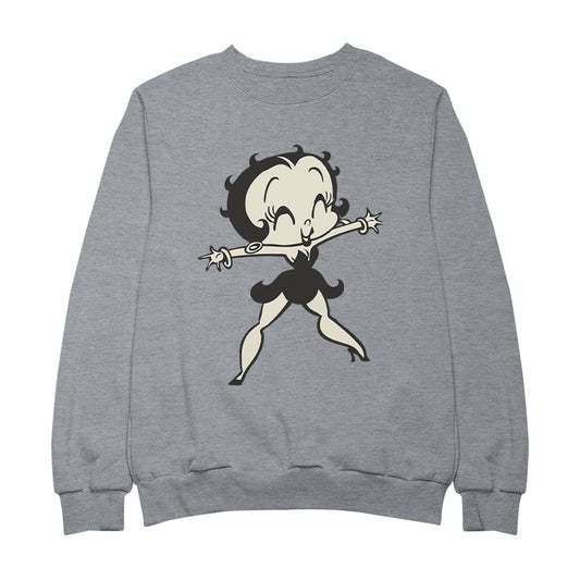 Betty Boop Standing Starfish Women's Sweatshirt