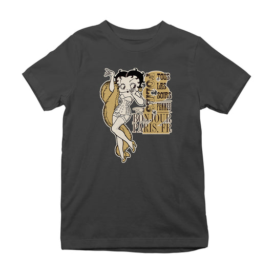Betty Boop Bonjour Paris, FR Kids T-Shirt