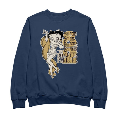 Betty Boop Bonjour Paris, FR Men's Sweatshirt