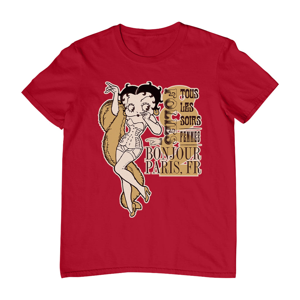 Betty Boop Bonjour Paris, FR Men's T-Shirt