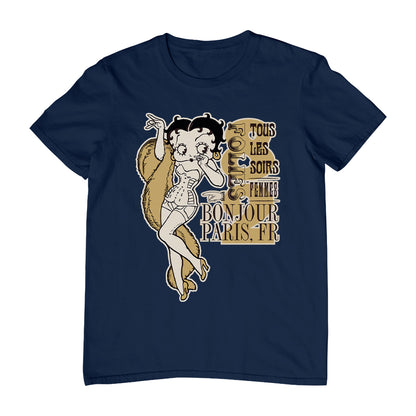Betty Boop Bonjour Paris, FR Men's T-Shirt