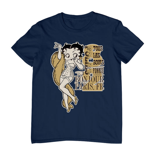 Betty Boop Bonjour Paris, FR Men's T-Shirt