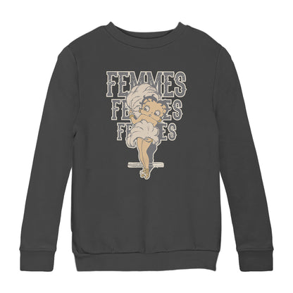 Betty Boop Femmes Fans Kids Sweatshirt