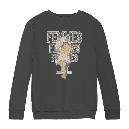 Betty Boop Femmes Fans Kids Sweatshirt
