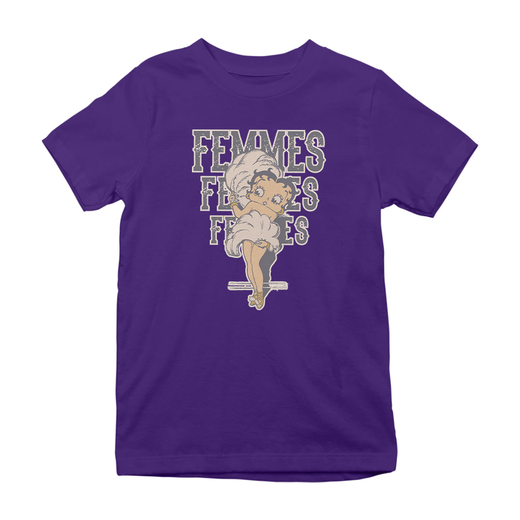 Betty Boop Femmes Fans Kids T-Shirt