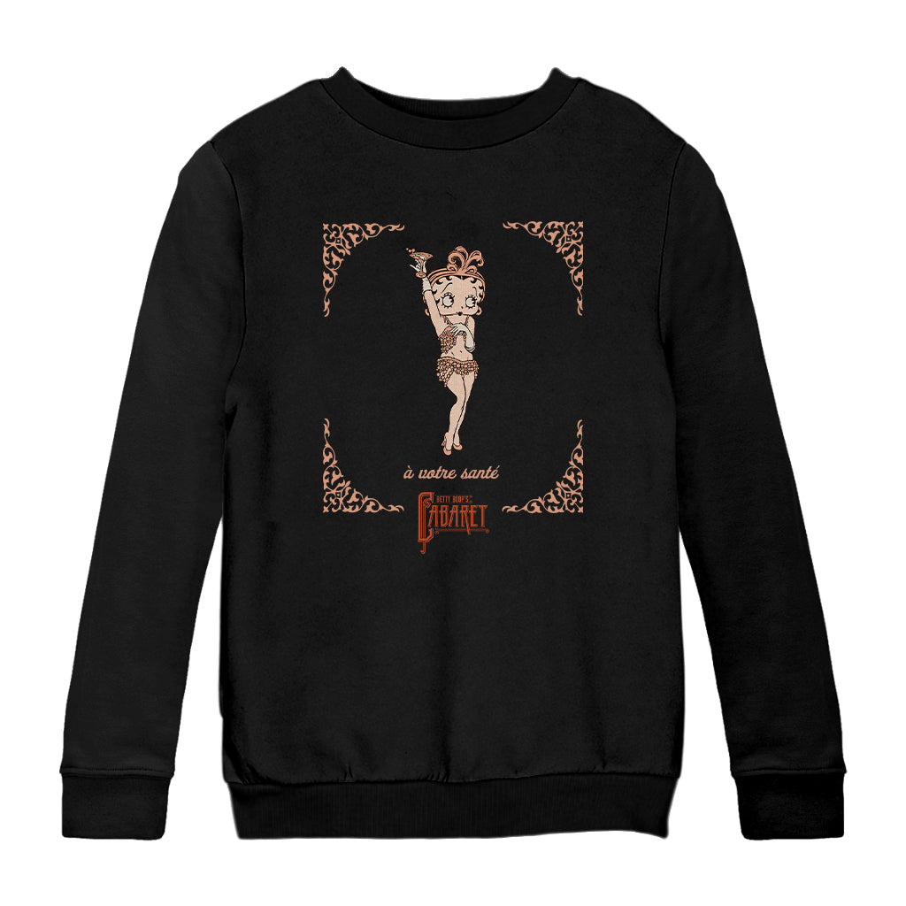 Betty Boop Betty Boop's Cabaret Kids Sweatshirt