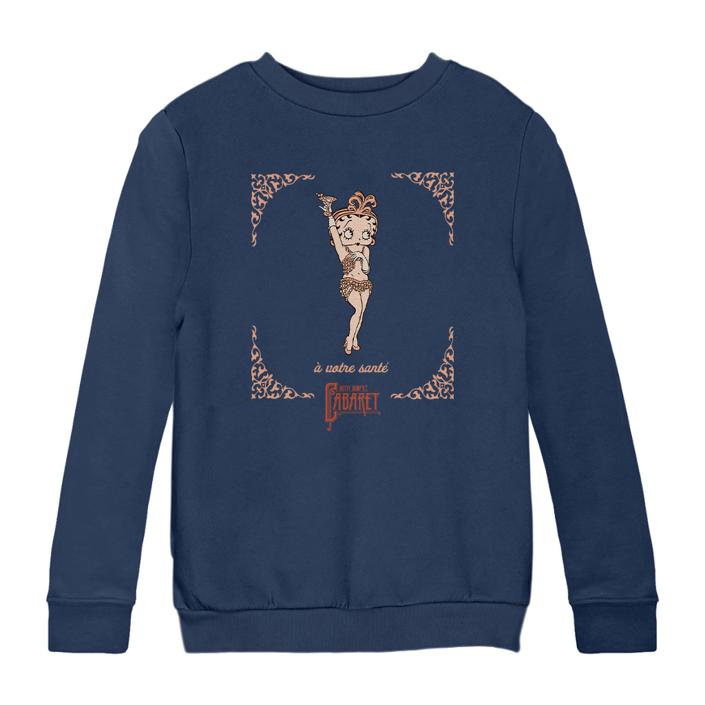 Betty Boop Betty Boop's Cabaret Kids Sweatshirt