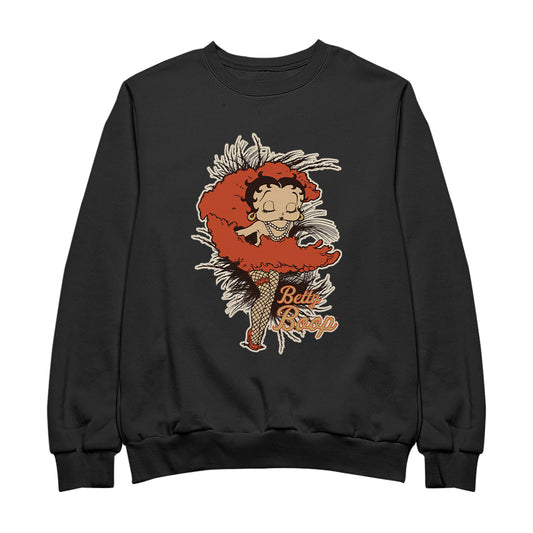 Betty Boop Fans and Feathers Men's Sweatshirt