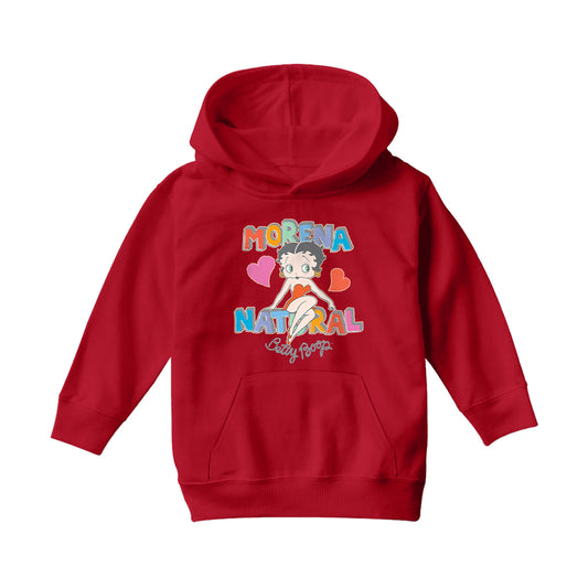 Betty Boop Morena Natural Kids Hooded Sweatshirt