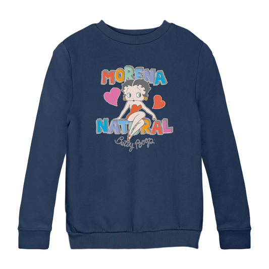Betty Boop Morena Natural Kids Sweatshirt