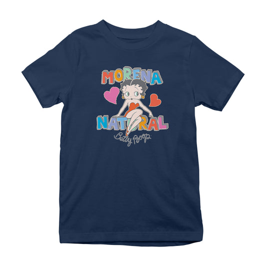Betty Boop Morena Natural Kids T-Shirt
