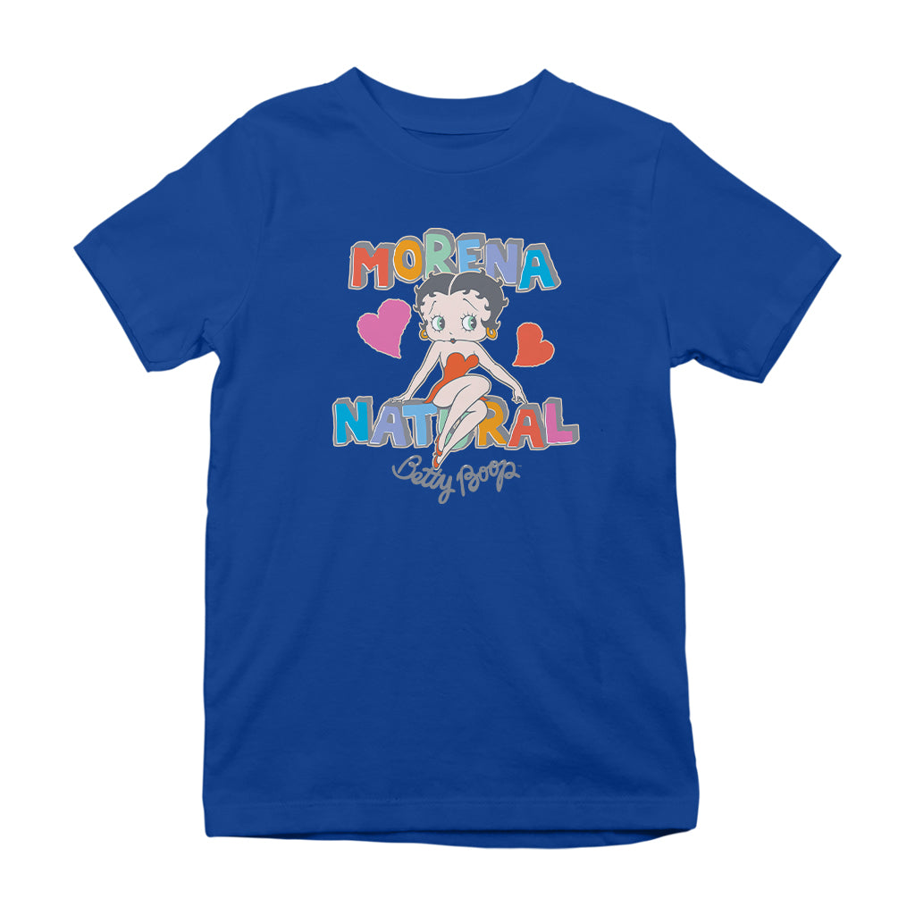 Betty Boop Morena Natural Kids T-Shirt