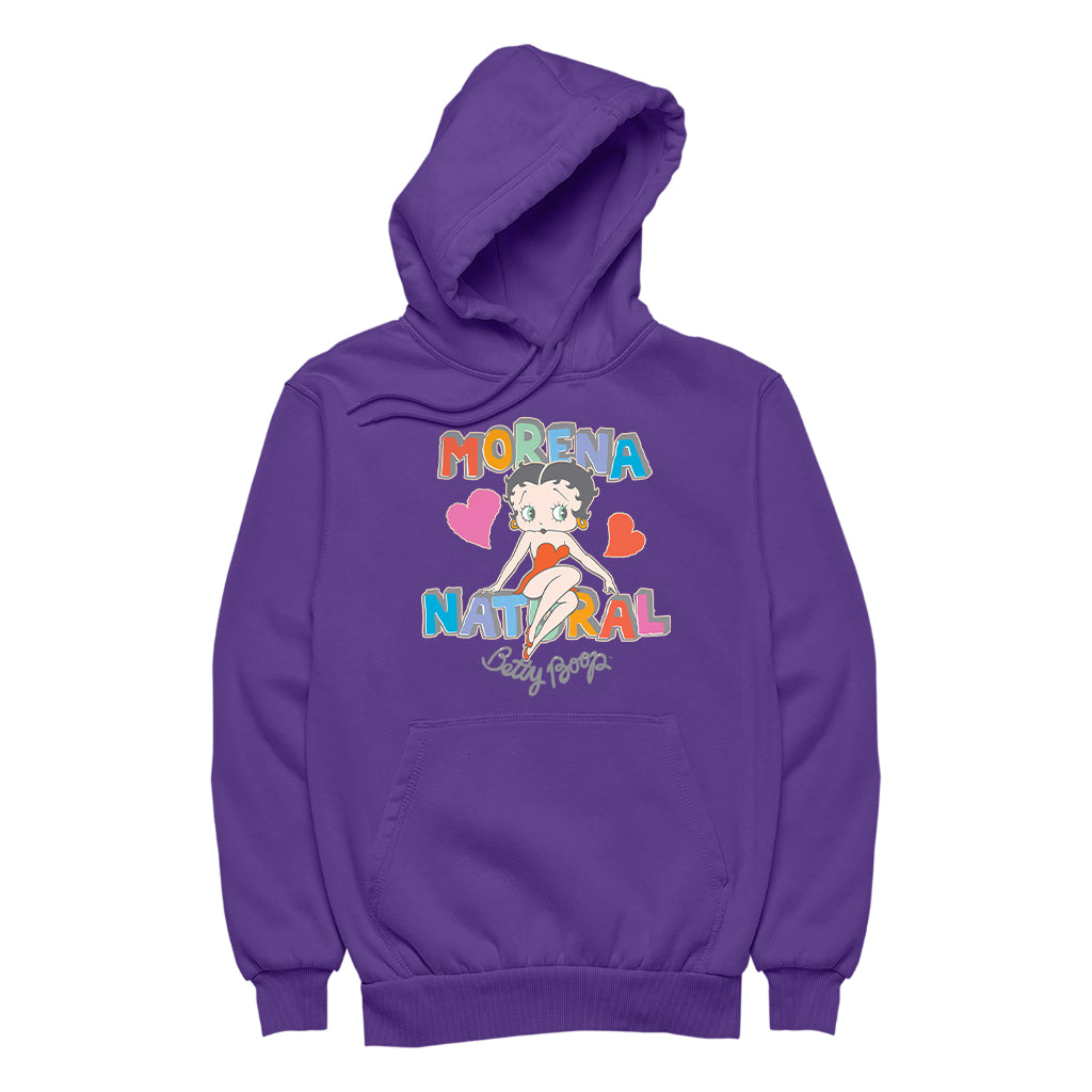 Betty Boop Morena Natural Men's Hooded Sweatshirt