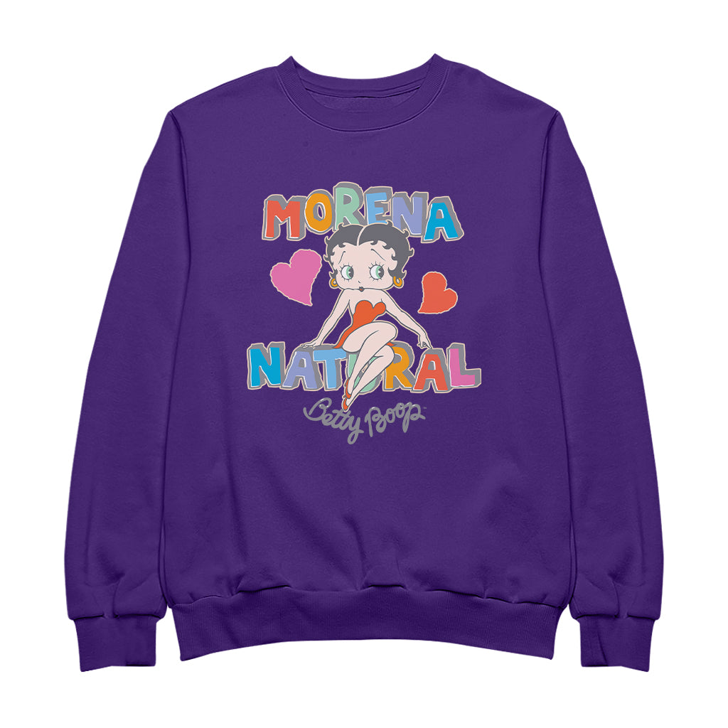 Betty Boop Morena Natural Men's Sweatshirt