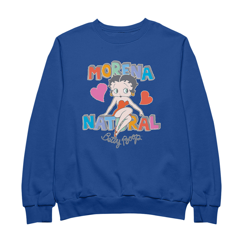 Betty Boop Morena Natural Men's Sweatshirt