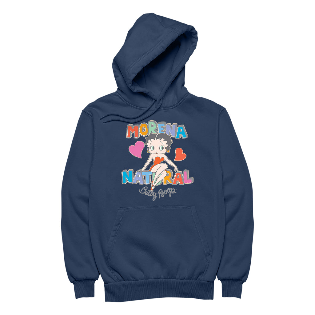 Betty Boop Morena Natural Women's Hooded Sweatshirt