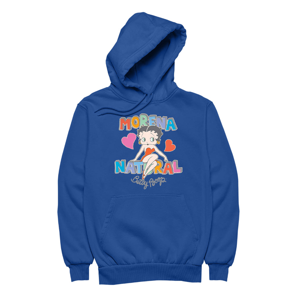 Betty Boop Morena Natural Women's Hooded Sweatshirt