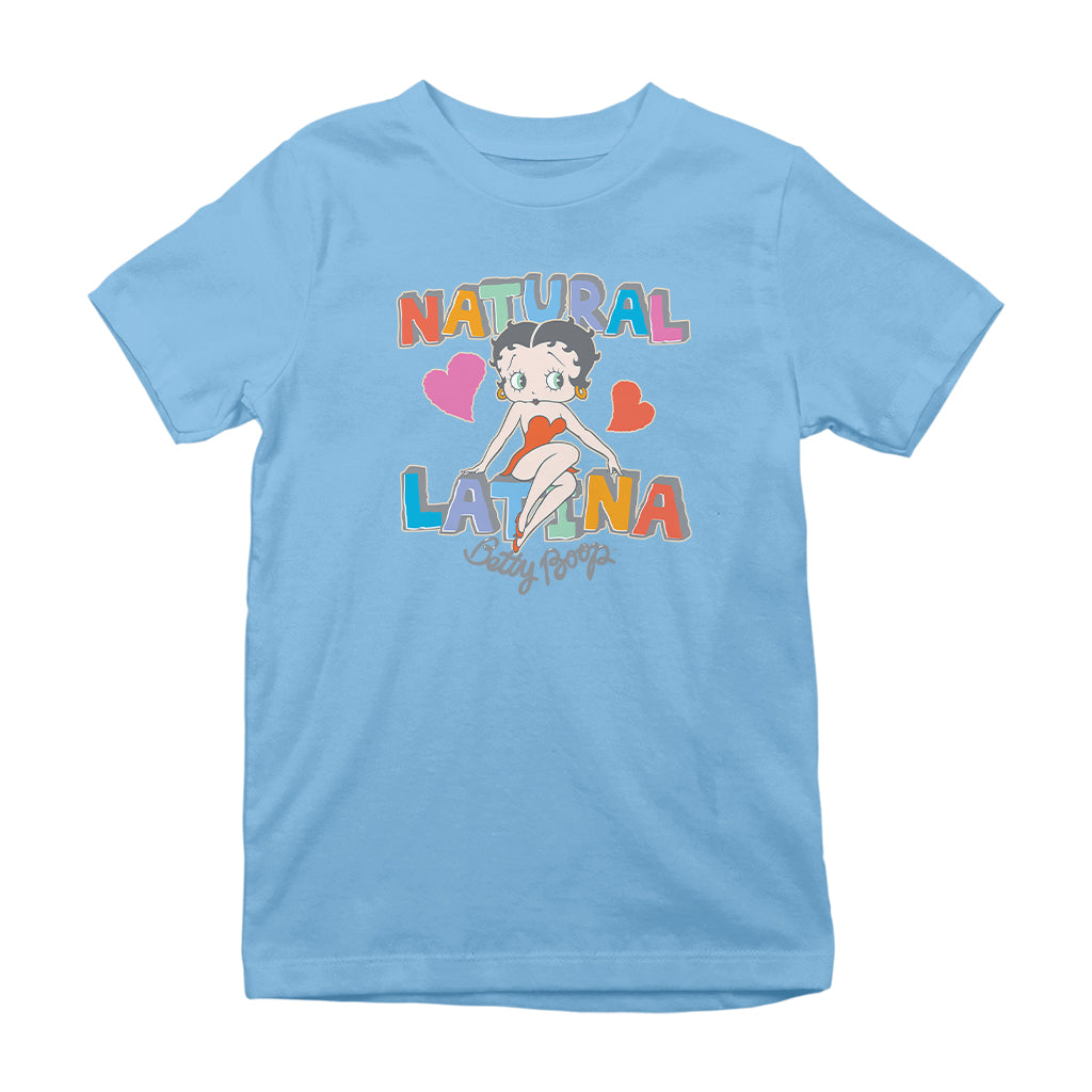 Betty Boop Natural Latina Kids T-Shirt
