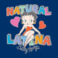 Betty Boop Natural Latina Kids Hooded Sweatshirt