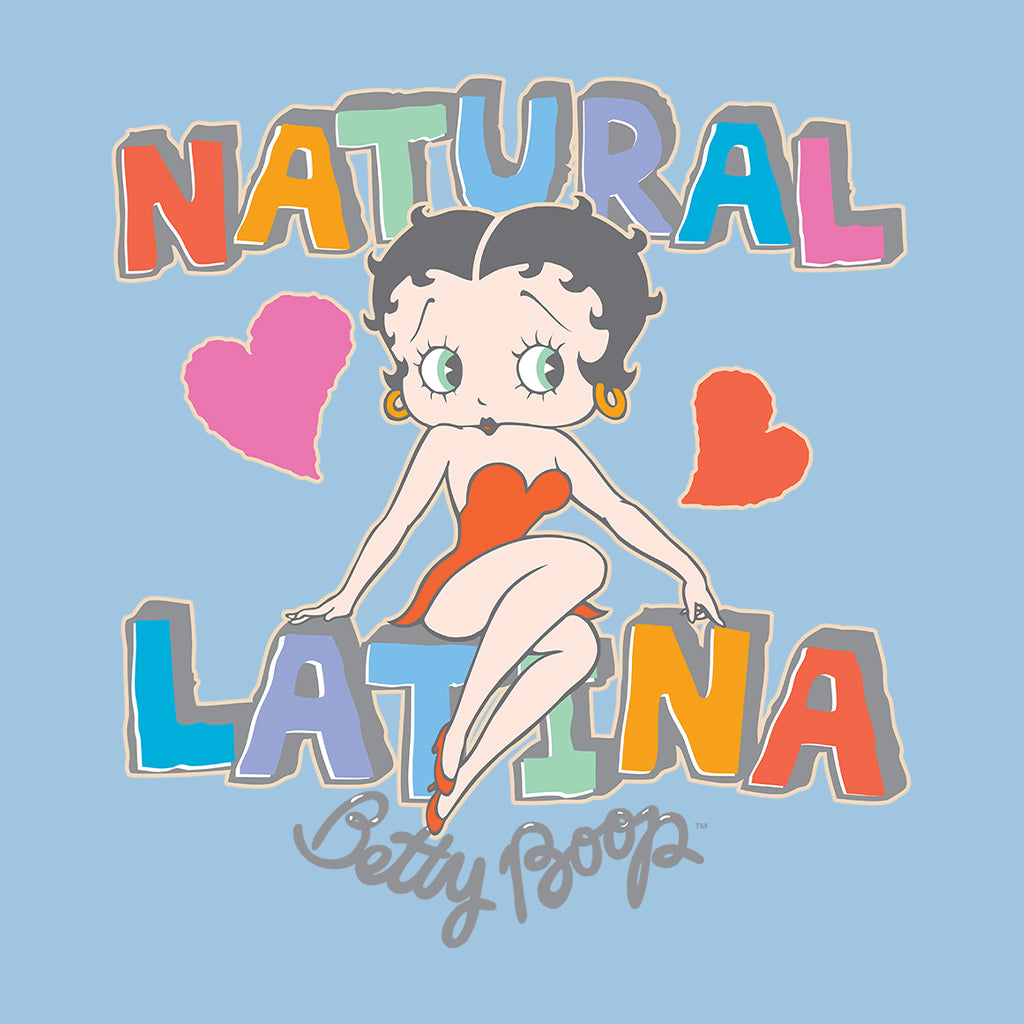Betty Boop Natural Latina Kids Hooded Sweatshirt