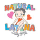Betty Boop Natural Latina Kids Hooded Sweatshirt