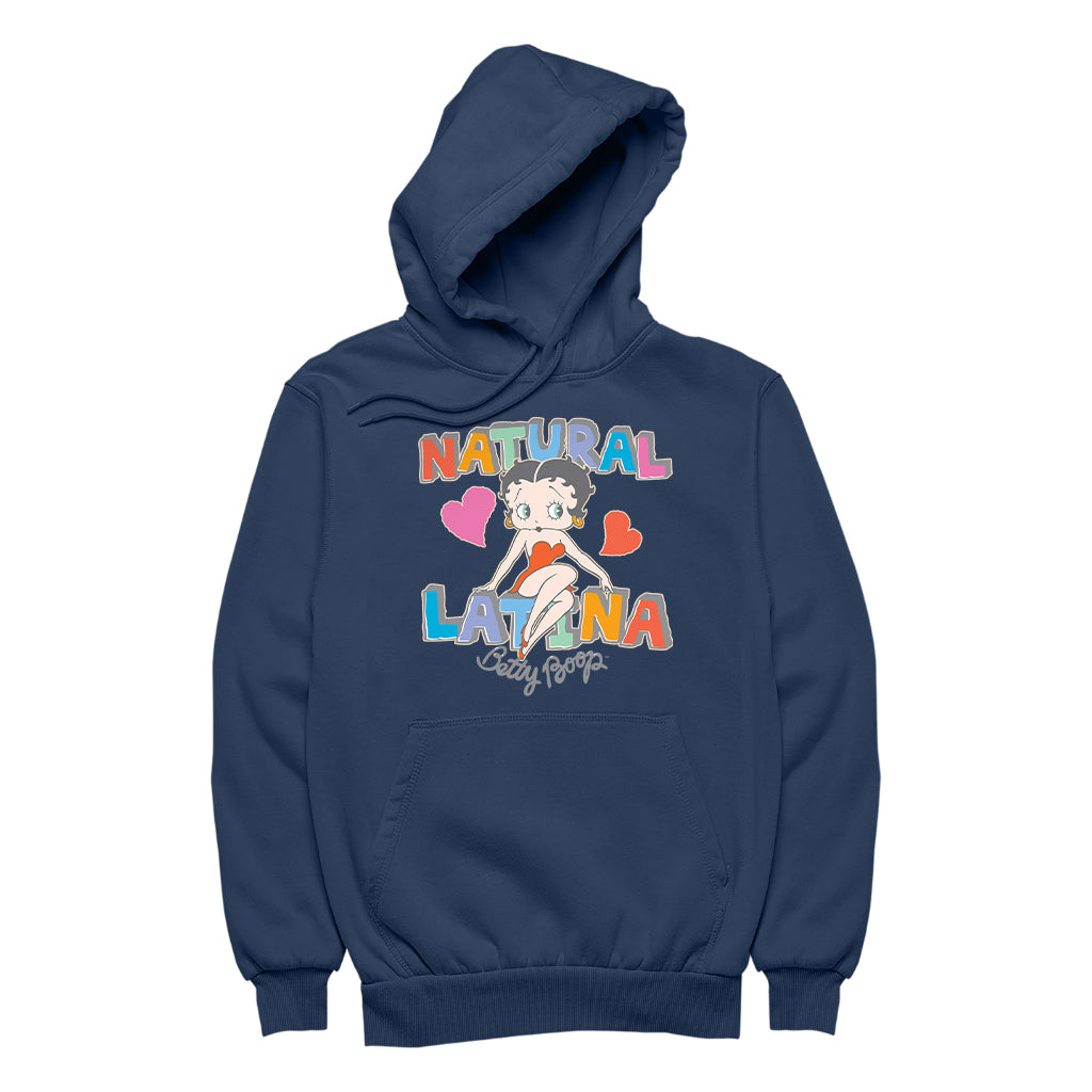 Betty Boop Natural Latina Women's Hooded Sweatshirt