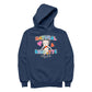 Betty Boop Natural Brunette Men's Hooded Sweatshirt