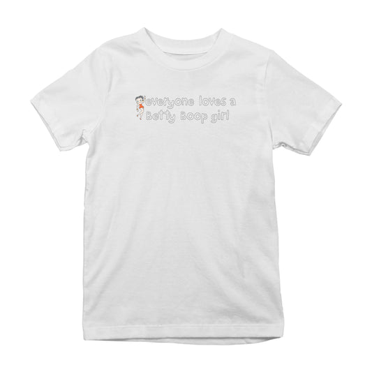 Betty Boop Everyone Loves A Betty Boop Girl Kids T-Shirt