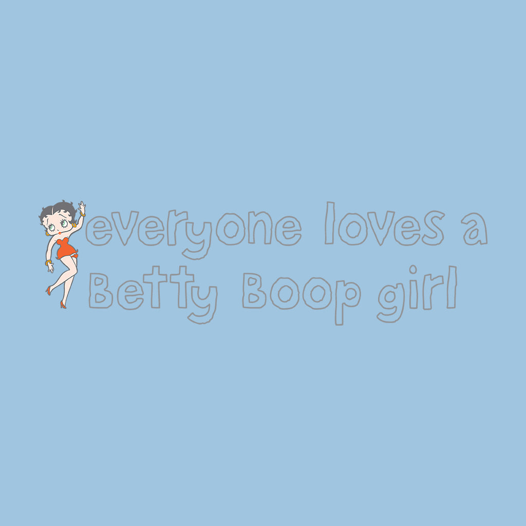 Betty Boop Everyone Loves A Betty Boop Girl Kids T-Shirt