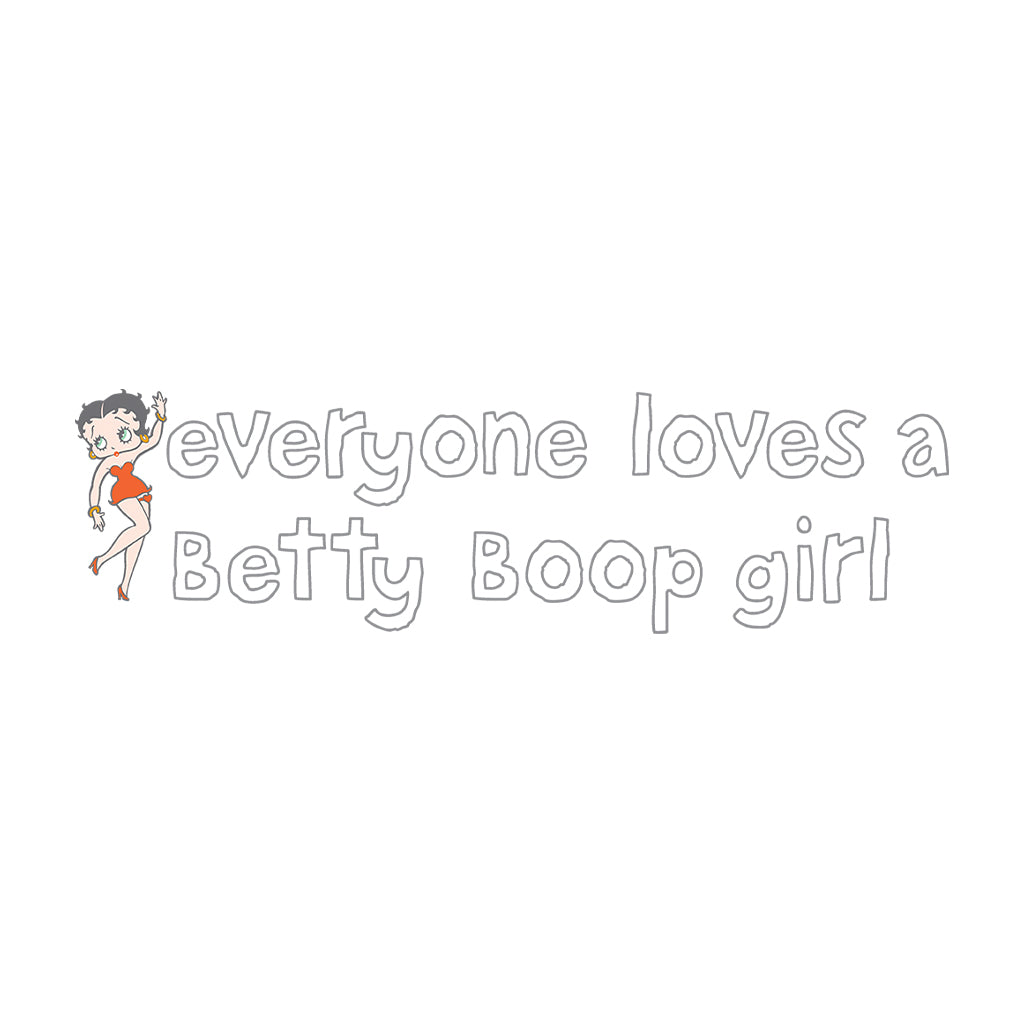 Betty Boop Everyone Loves A Betty Boop Girl Kids Sweatshirt