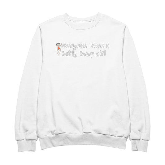 Betty Boop Everyone Loves A Betty Boop Girl Women's Sweatshirt