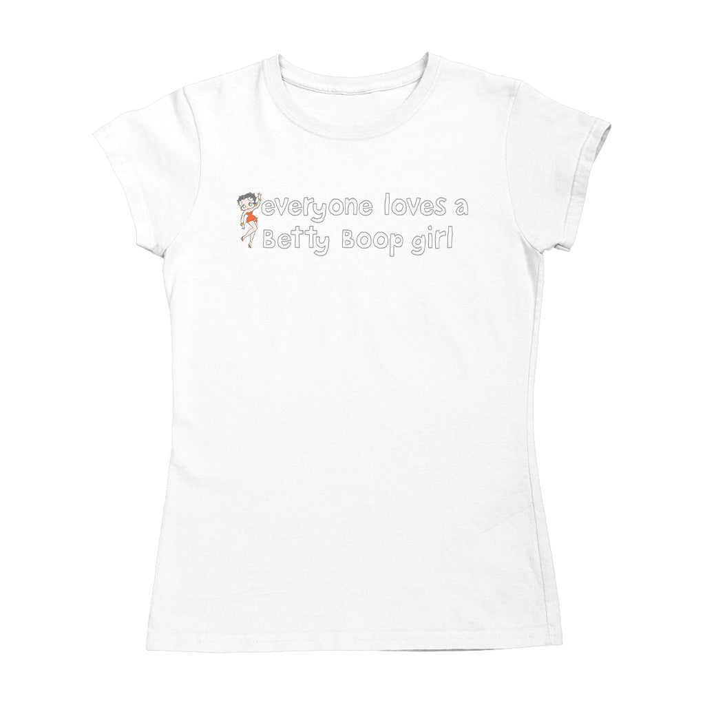 Betty Boop Everyone Loves A Betty Boop Girl Women's T-Shirt