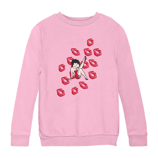 Betty Boop Kisses Kids Sweatshirt
