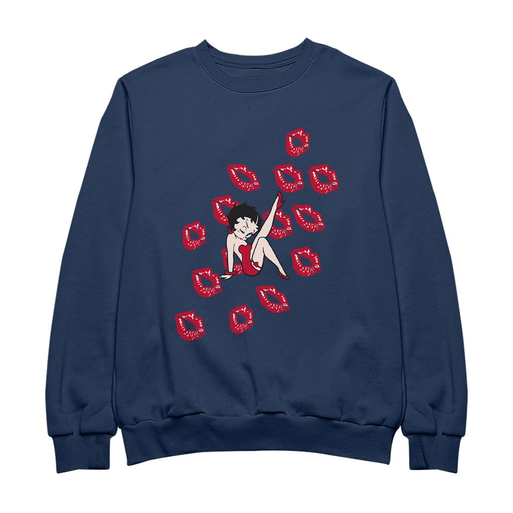 Betty Boop Kisses Men's Sweatshirt