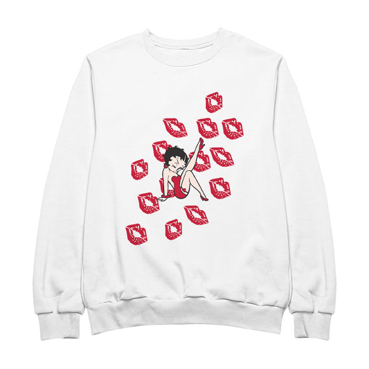 Betty Boop Kisses Men's Sweatshirt