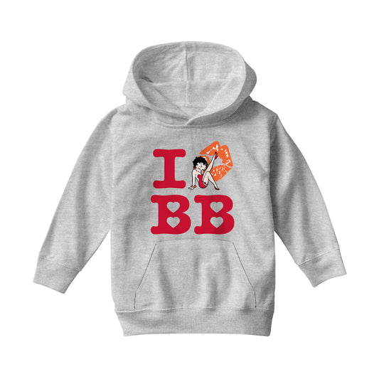 Betty Boop I BB Kiss Kids Hooded Sweatshirt