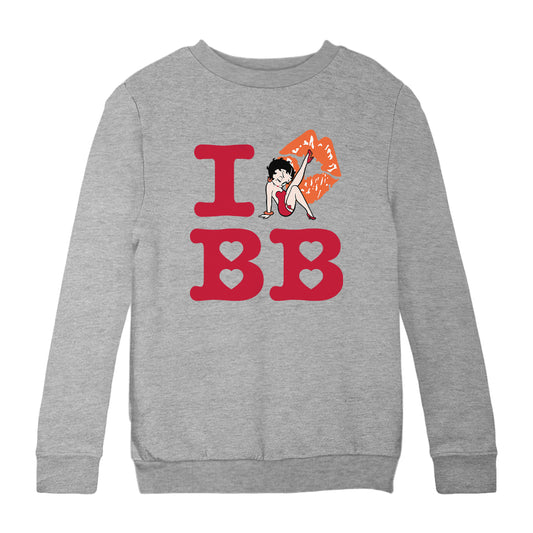 Betty Boop I BB Kiss Kids Sweatshirt