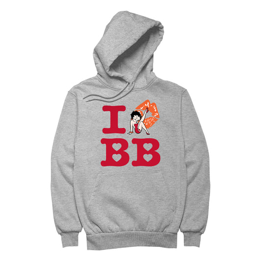 Betty Boop I BB Kiss Men's Hooded Sweatshirt