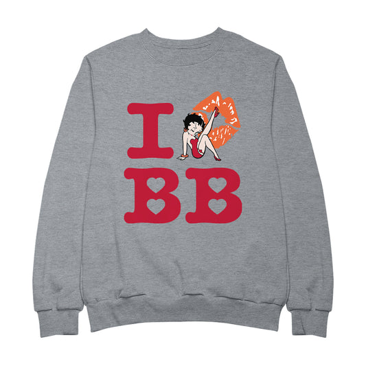 Betty Boop I BB Kiss Men's Sweatshirt