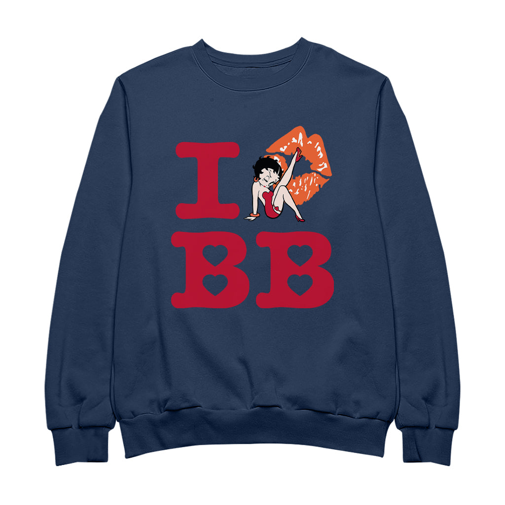 Betty Boop I BB Kiss Men's Sweatshirt