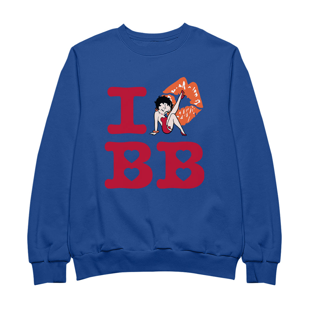 Betty Boop I BB Kiss Men's Sweatshirt